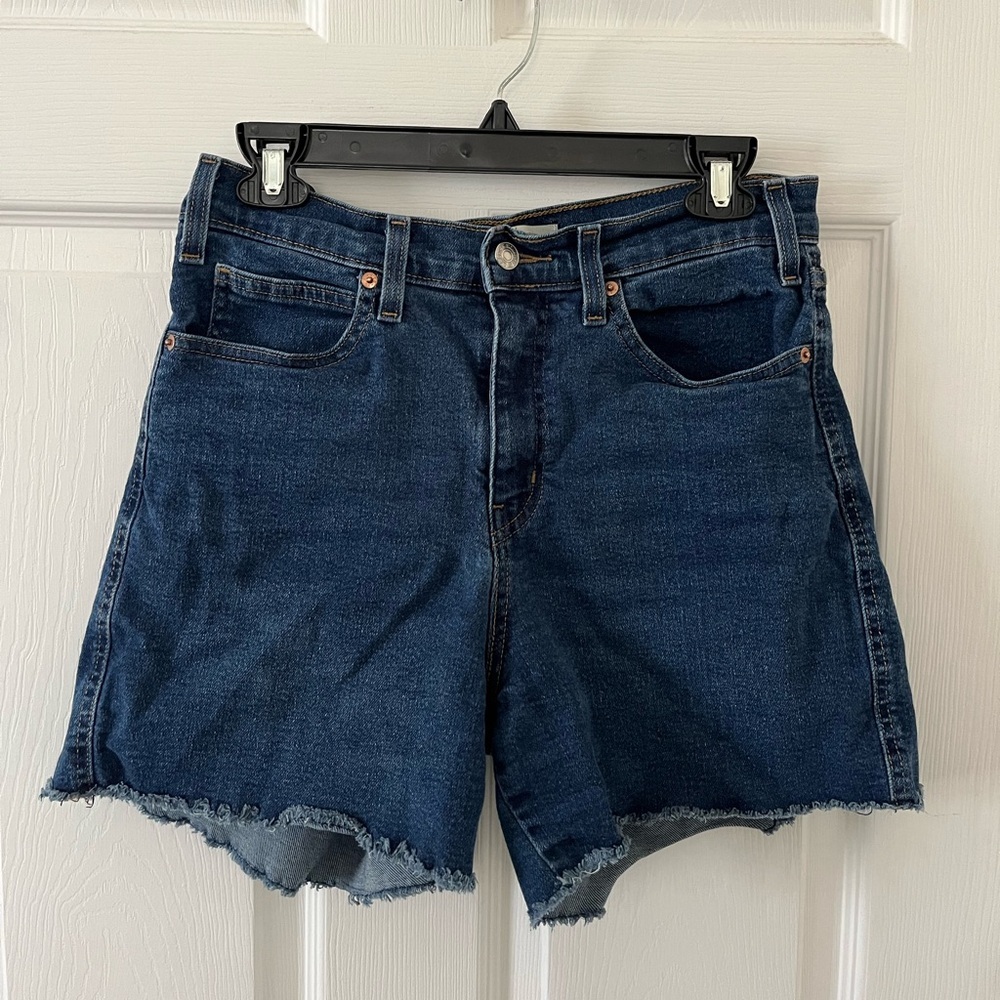 Signature by Levi Strauss Dark Blue Jean Shorts